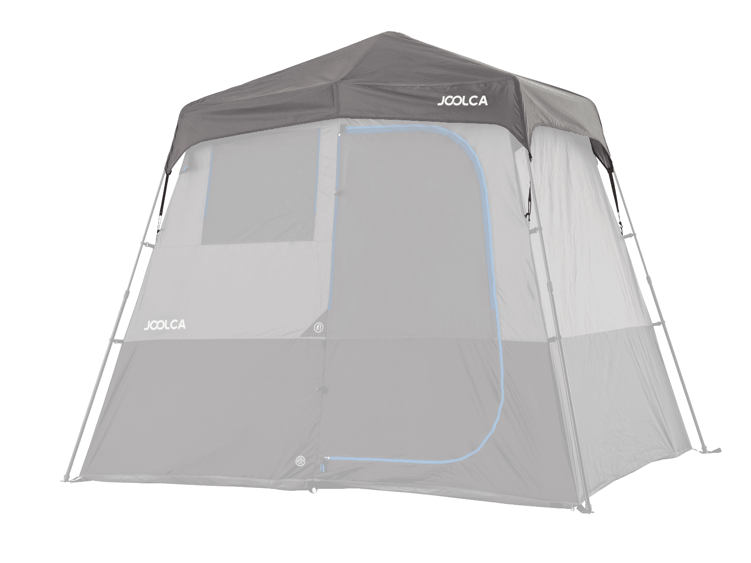 ENSUITE Triple shower tent with the rainfly fitted over the roof