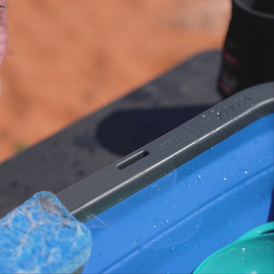Joolca Flexi Sink portable camping sink in use outdoors